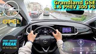 2024 Opel Grandland GSE 300 PS CITY POV DRIVE with Fuel Consumption [upl. by Ateloiv]