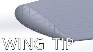 How to Model Wing Tips in SolidWorks  Aeolus [upl. by Ahseila]