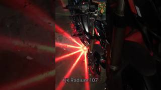 Star Led Light For bike 😎💥 star neon shortsfeed viralshorts [upl. by Reprah]