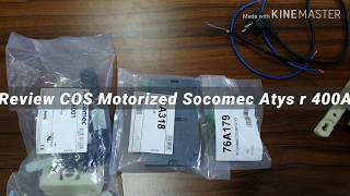 Review dan Uji Coba COS Motorized Socomec ATyS r 400A [upl. by Sly]