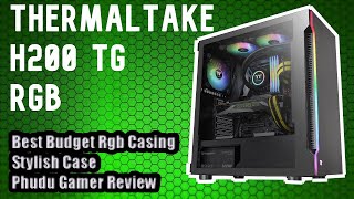 Thermaltake h200 Rgb Case Review Rgb Lights And Fans Installed [upl. by Byrn22]