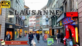 Lausanne Switzerland Walking Tour 4k The Worlds Best Small City [upl. by Phedra]