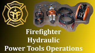 Firefighter Training How to Operate Hydraulic Power Tools StepbyStep [upl. by Ahcsim905]