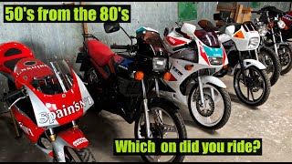 50cc Motorbikes from the 80s [upl. by Karena]