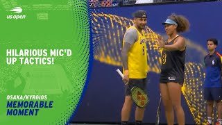 Nick Kyrgios amp Naomi Osaka Hilariously Discuss Doubles Tactics  2024 US Open [upl. by Winson551]