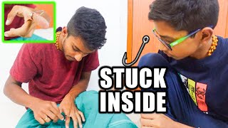 NEEDLE GOT STUCK PRANK ON BROTHER 🤪 😂  HE GOT SCARED 😱  VelBros Tamil [upl. by Peppard]