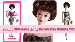 ❤️ 2021 Barbie Silkstone ✅1961 Brownette Bubble Cut Realesed Barbie doll [upl. by Lynden]