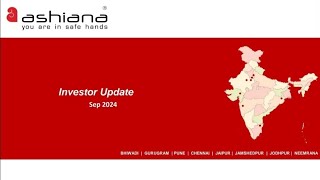 Ashiana Housing Ltd Conference call for Q2 FY 20242025 [upl. by Nylrac180]