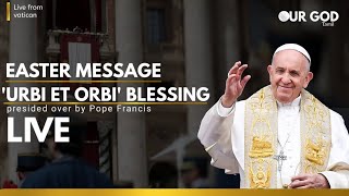 Easter Message and Urbi et Orbi Blessing 2024  LIVE from vatican  Pope Francis Vatican Tamil [upl. by Reiner]