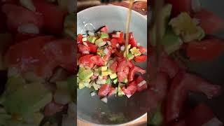 salade davocat tomate oignon facile et rapide easy simple fresh avocado salad ensalada avocado [upl. by Atenek]