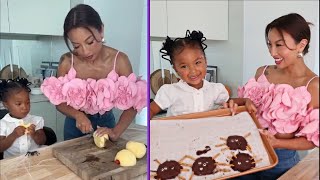 Jeannie Mai Introduced Chef Coco While She shared the cooking video With Daughter Monaco👩🏼‍🍳 [upl. by Parfitt359]