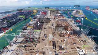 Port of Rotterdam Europes Strongest Digital Twin Case Study  IoT World Europe 2018 webinar [upl. by Nevin499]