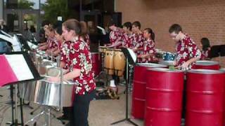 North Garland High School Steel Band plays In da Conga Line [upl. by Seabury]