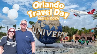 Florida Orlando Travel Day Vlog Rosen Inn International Drive MAN  MCO With Virgin March 2024 [upl. by Hancock]