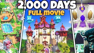 2000 Days in Minecraft FULL MOVIE Let’s Play Survival Hard Mode [upl. by Yessak851]