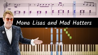 How to play the piano part of Mona Lisas and Mad Hatters by Elton John [upl. by Smitty]