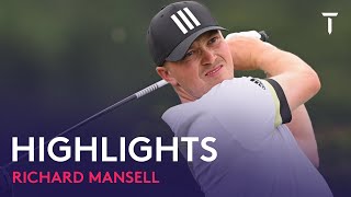 Richard Mansell Round 2 Highlights  2022 DD Real Czech Masters [upl. by Nrobyalc]