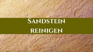 Sandstein Reinigung Stein Doktor Hamburg [upl. by Ennaid]