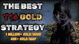 Poe 325  The Best T16 Gold Farming Strategy  Titanic Elder Glacier Farming 1mil GoldH [upl. by Bondy]