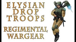 Warhammer 40k Lore  Elysian Drop Troops Wargear [upl. by Armond]