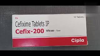 Cefix  200 mg tablet cefixime 200 mg tab Benifits ampside effects [upl. by Nobell]