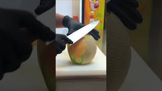 Amazing Cutting of Cantaloupe [upl. by Jeni]