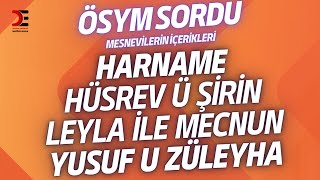 HARNAMELEYLA İLE MECNUN HÜSREV Ü ŞİRİNYUSUF U ZÜLEYHA MESNEVİLERİNİN İÇERİKLERİ [upl. by Ydarg]