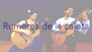 Taracea Guitar Duo play Rumores de la Caleta [upl. by Mcquoid]