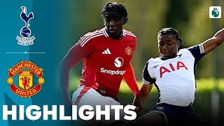 Tottenham vs Man United  What a Game  Highlights  U18 Premier League Cup 05102024 [upl. by Jennings]