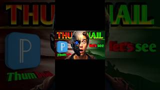 Pixellab Thumbnail Tutorial😱 shorts YouTube thumbnail viral [upl. by Nicholson186]