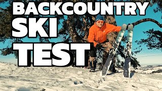 Testing Backcountry Skis  Alternative for Snowshoes [upl. by Sualokin]