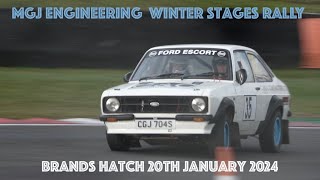 MGJ Engineering Brands Hatch Winter Stages Rally 20th January 2024 [upl. by Lorak579]