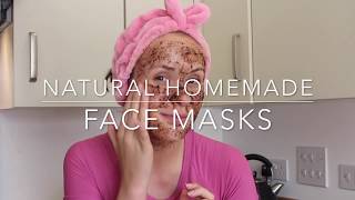 Three Natural Homemade Face Masks using Avocado Coffee amp Egg [upl. by Sekoorb]