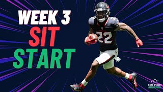 Week 3 Fantasy Football Start Em Sit Em Questions Start Cam Akers Jerome Ford Jaylen Waddle [upl. by Aisan]