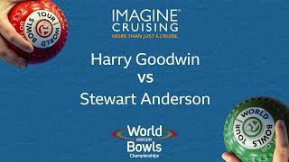 World Indoor Bowls Championship 2024 Harry Goodwin vs Stewart Anderson  Day 16 Match 3 [upl. by Stryker]