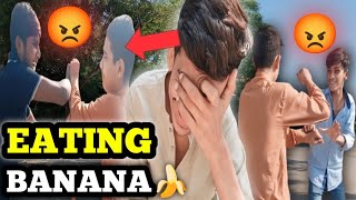 EATING FULL BANANA 🍌 ll BICHARA KA DIL TUT GAYA 💔 ll BHT MAR PARI 🤕 ll ANAS RP VLOGS 😎 [upl. by Granny]