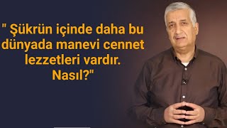 Şükrün içinde daha bu dünyada manevi cennet lezzetleri vardır Nasıl Ali ÇETİNKAYA [upl. by Ahsratal]