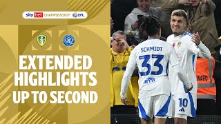 BACK IN TOP TWO  Leeds United v Queens Park Rangers extended highlights [upl. by Epp]