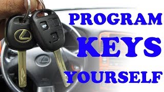 Toyota  Lexus Remote amp Immobilizer Key Programming [upl. by Yorke]