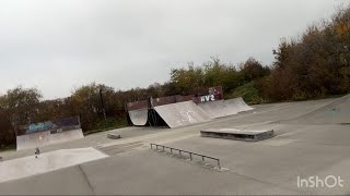 Heimstetten skatepark Session mit Kian und Maxi scooter viralvideo subcribe like [upl. by Hunsinger442]