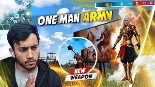 DIWALI SPECIAL🔥 OP AWM SOLO VS SQUAD GAMEPLAY WITH NEW BUNDLE  Free Fire Max [upl. by Euk]