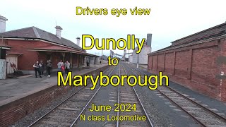 Drivers eye view Dunolly to Maryborough June 2024 [upl. by Athalee]