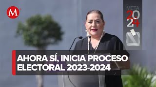 INE arranca con proceso electoral 20232024 [upl. by Tristas965]