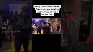 A Very Disrespectful Moment Between Actors Jonathan Majors Meagan Good amp Michael Ealy [upl. by Philbrook]