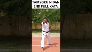 SECOND SHOTOKAN KATA TAIKYOKU NIDAN  taikyokunidan shotokankata shotokan karate [upl. by Mcafee182]