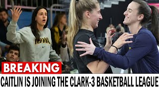 Unrivaled sent a pretty strong hint Caitlin Clark is joining the 3on3 basketball league [upl. by Busey108]