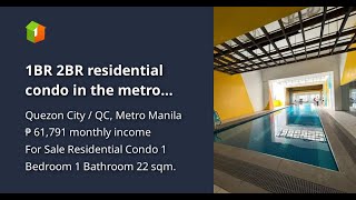 1BR 2BR residential condo in the metro manila [upl. by Christi]