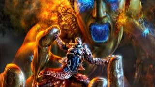 Colossus Combat with lyrics  God of War 2 Soundtrack [upl. by Quintin]