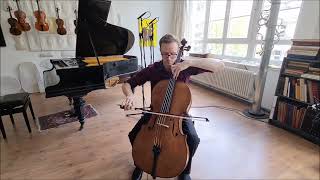 Paganini Caprice 24 performed on the cello by Timothy Hopkins [upl. by Ordep579]