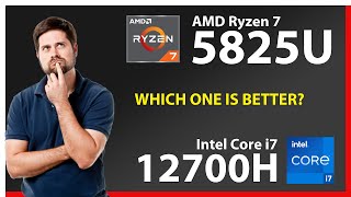 AMD Ryzen 7 5825U vs INTEL Core i7 12700H Technical Comparison [upl. by Idas]